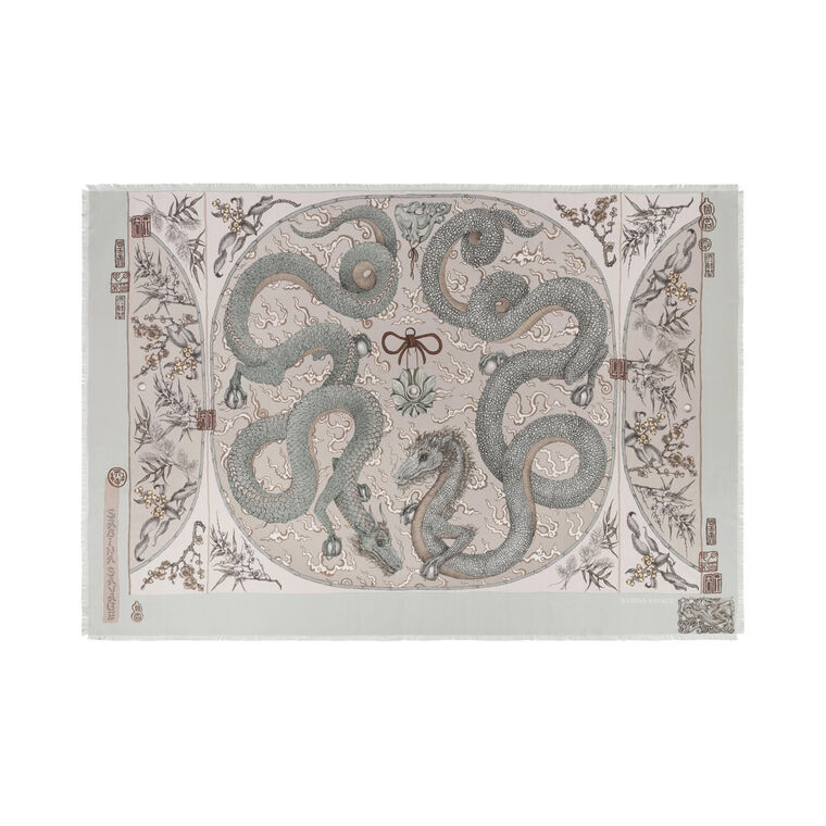 Chasing The Pearl Silk Twill Rectangle image number null