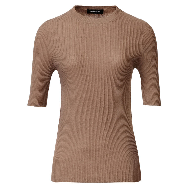 Short Sleeve Sweater image number null