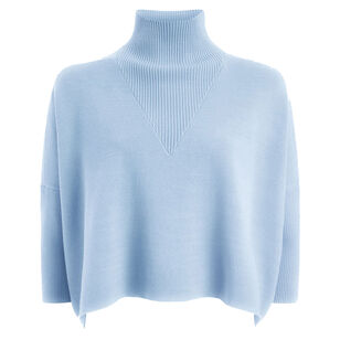 Claudie Mock Neck Popover Sweater