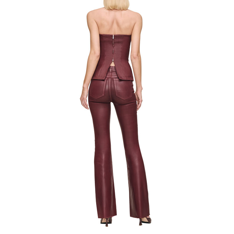 Bridget Boot High Rise Instasculpt Coated Jeans image number null