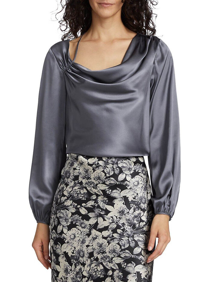 Jordy Draped Neck Top image number null