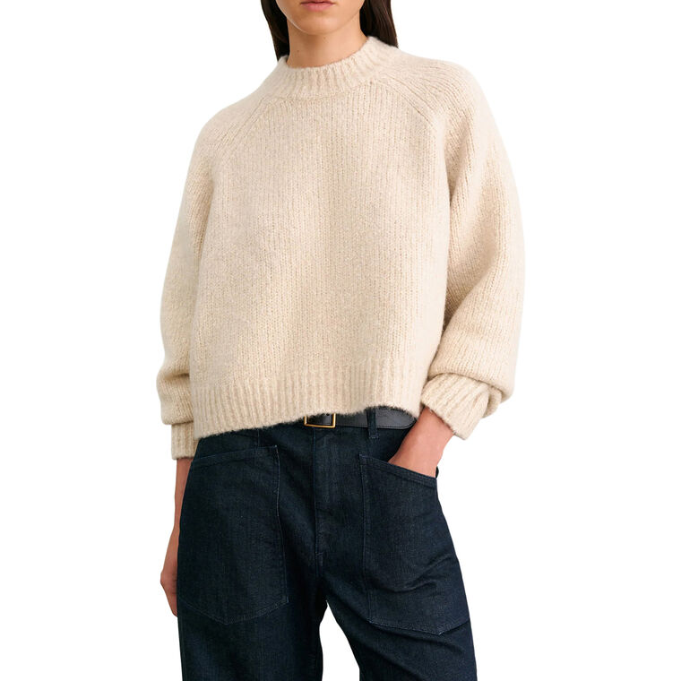 Tomaso Silk-Cashmere Pullover Sweater image number null