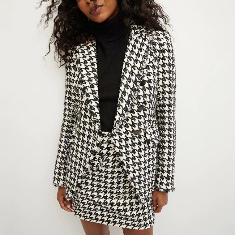 Miller Houndstooth Dickey Jacket image number null