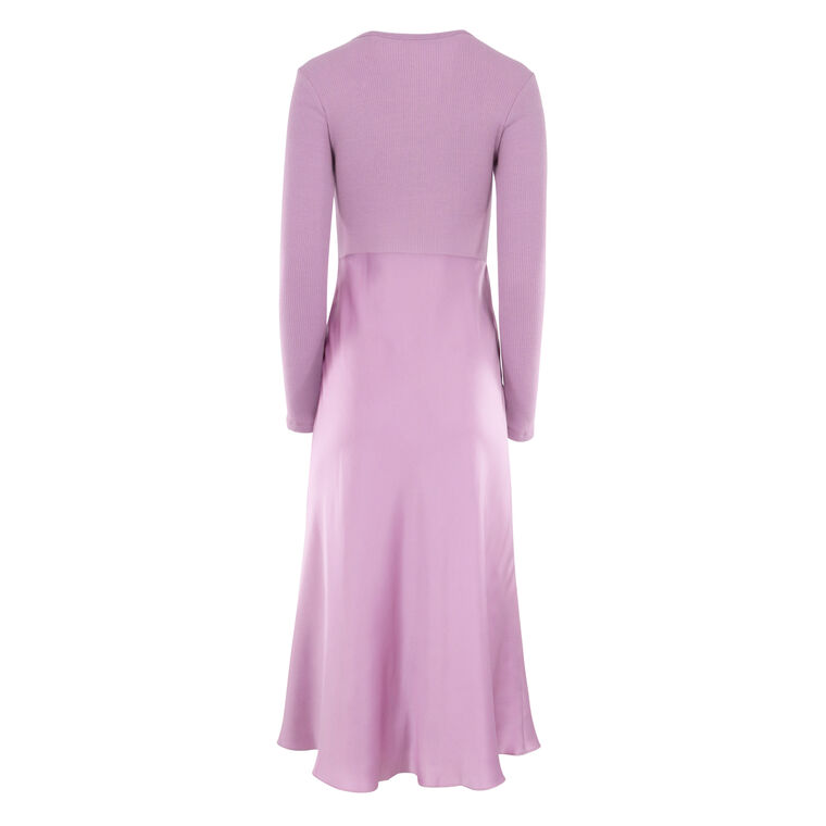 Lara Long-Sleeve Midi Dress image number null