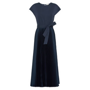 Gela Short Sleeve Pleated Midi Dress