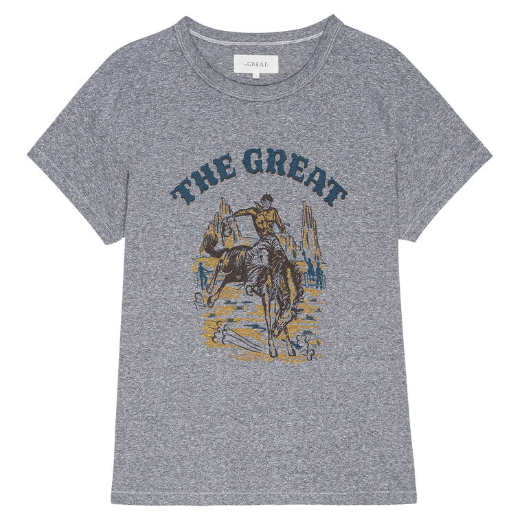 The Boxy Crew With Vintage Rodeo Graphic image number null