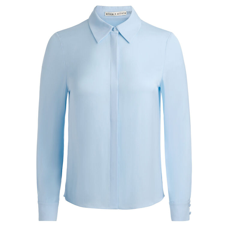 Willa Long Sleeve Placket Top image number null