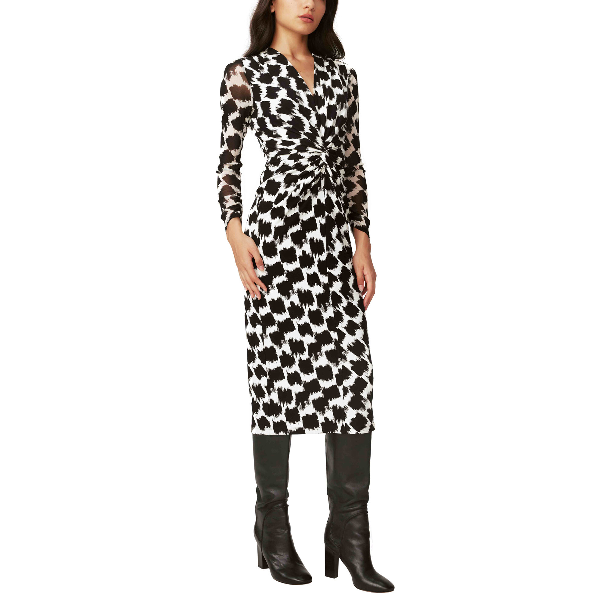 Libra Long Sleeve Midi Dress