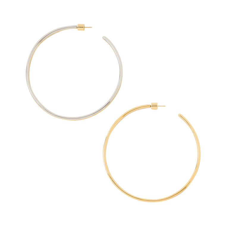 2.5 Inch Two Tone Thread Hoops image number null