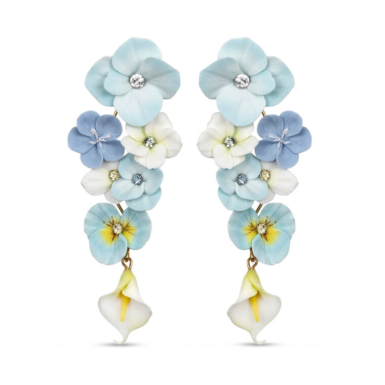 Anarosa Floral Earrings image number null