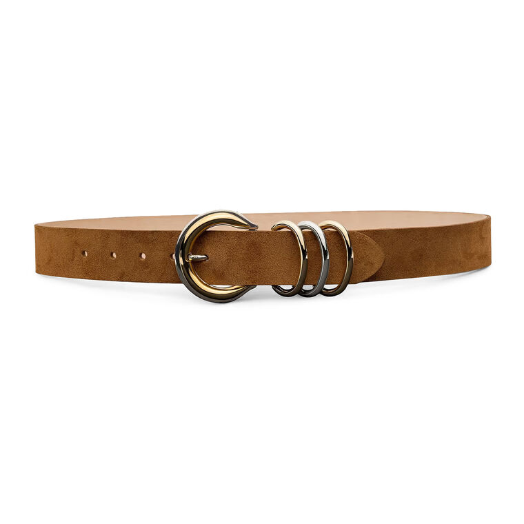 Tobar Suede Leather Belt image number null