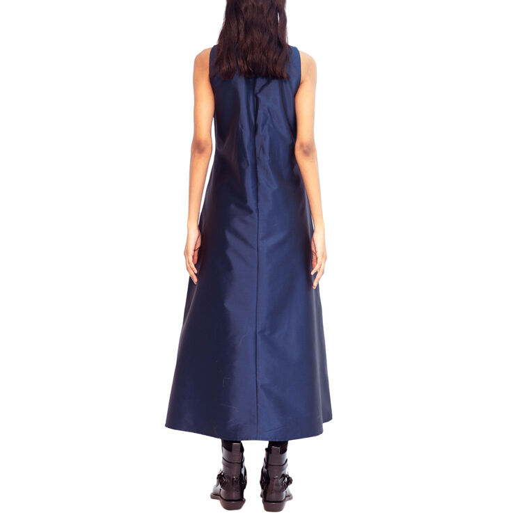 Bennet Sleeveless Floral-Embroidered Midi Dress image number null