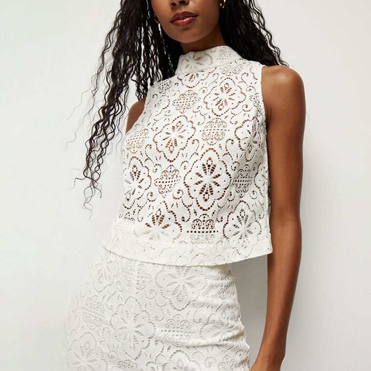 Katmai Floral Lace Top image number null