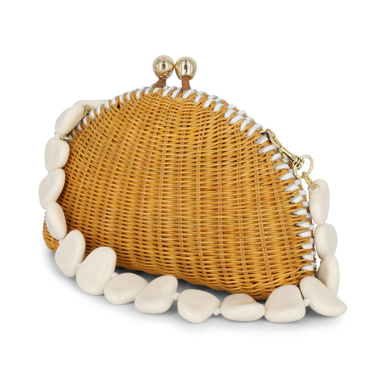 Oscar Wicker Clutch image number null