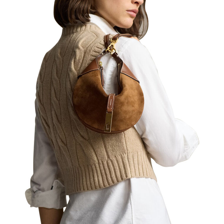 Polo ID Suede Mini Shoulder Bag image number null