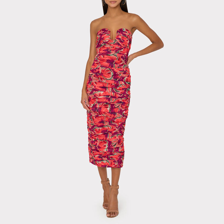 Windmill Floral Chiffon Dress image number null