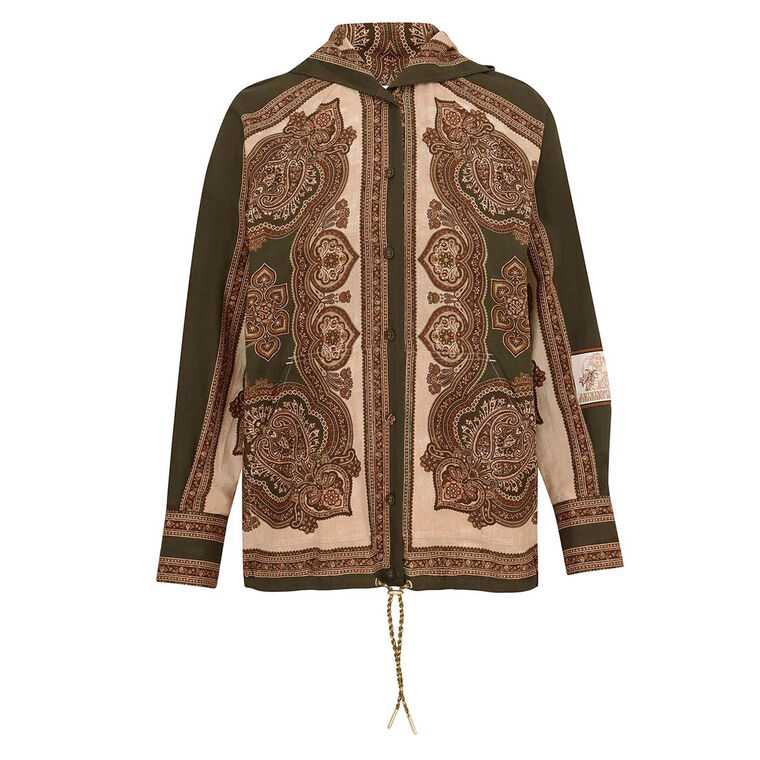 Mahon Long Sleeve Hooded Shirt image number null