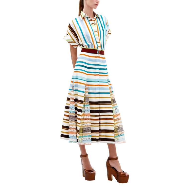 Odila Short Sleeve Midi Dress image number null