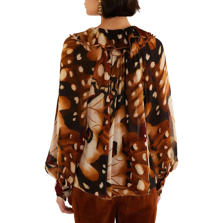Borbofly Ruffled Blouse image number null