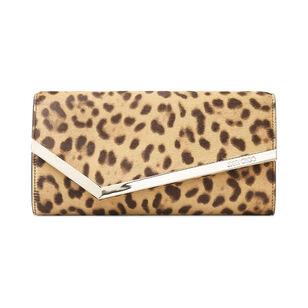 Emmie Leopard Print Pony Clutch