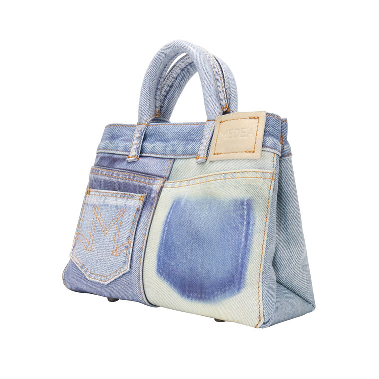 Mini Nina Denim Tote Bag image number null
