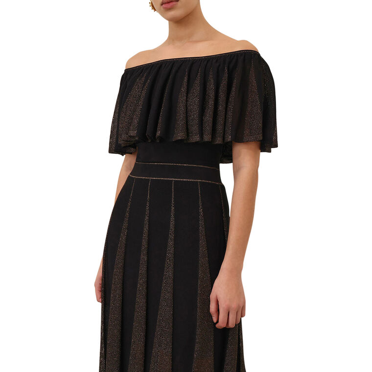 Valiant Metallic Frill Top image number null