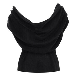Meeka Cowl Neck Knit Tank Top