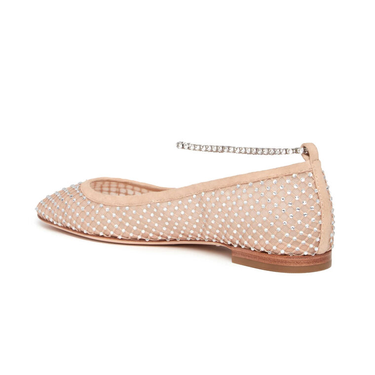 Janine Ballet Flat With Rhinestones image number null