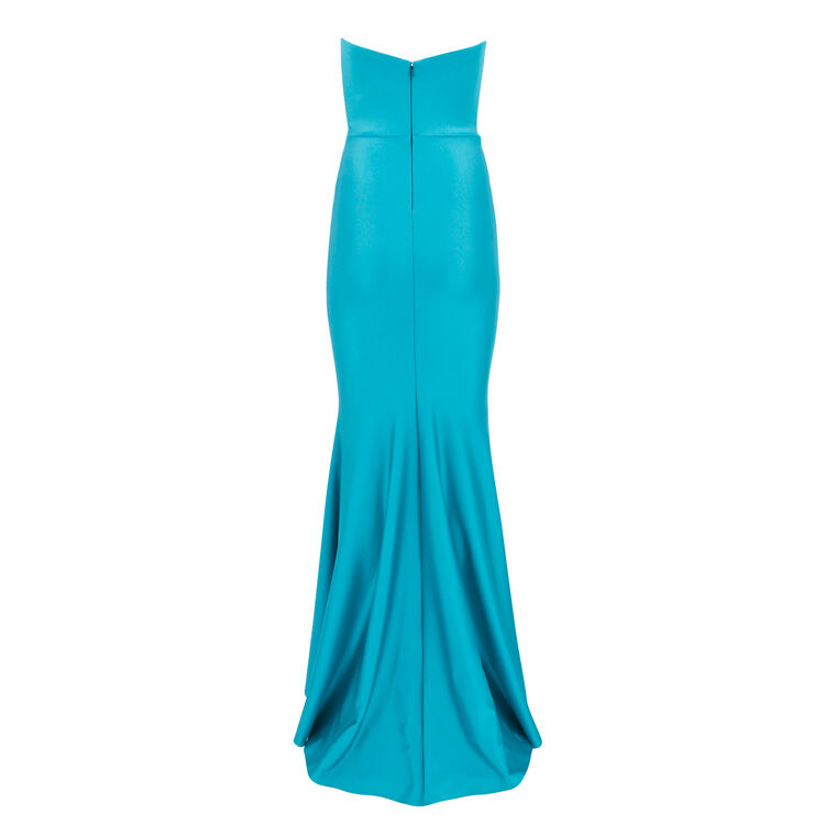 Strapless Stretch Jersey Gown image number null