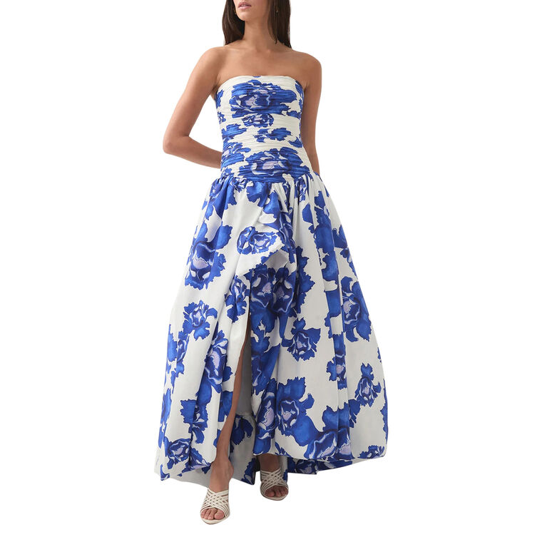 Behold Strapless Maxi Dress image number null