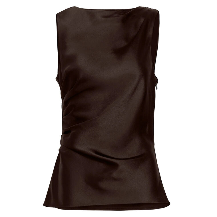 Sasha Satin Crepe Top image number null