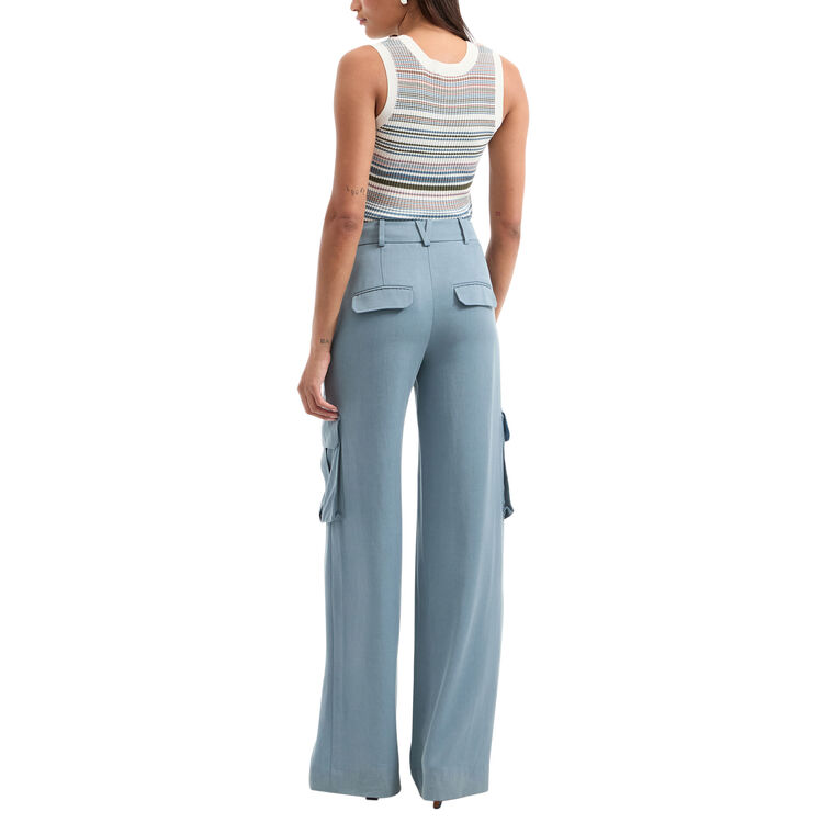 Ezinna Scoop-Neck Knit Tank Top image number null