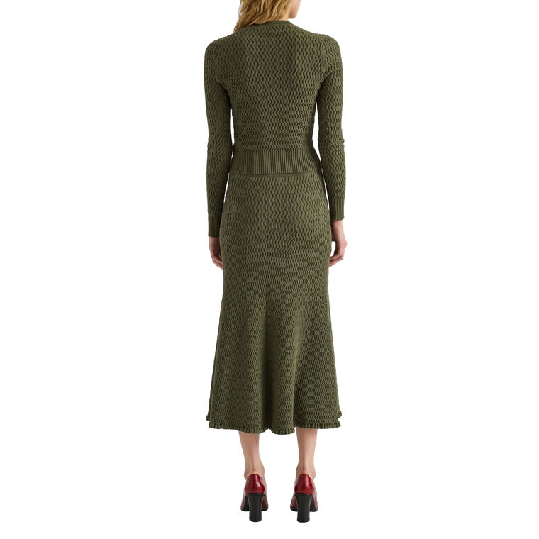 Magnolia Skirt in Cable Knit image number null