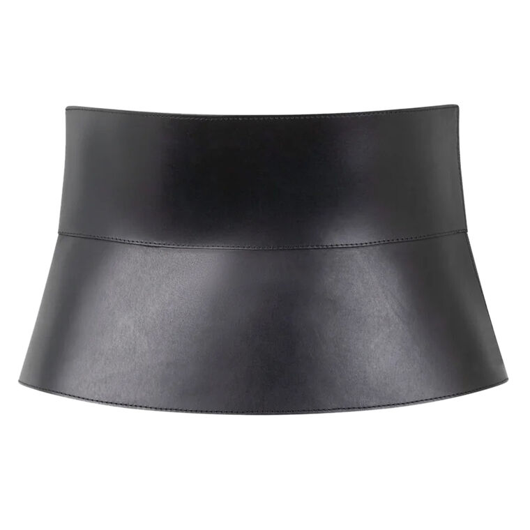 Wide Leather Belt image number null