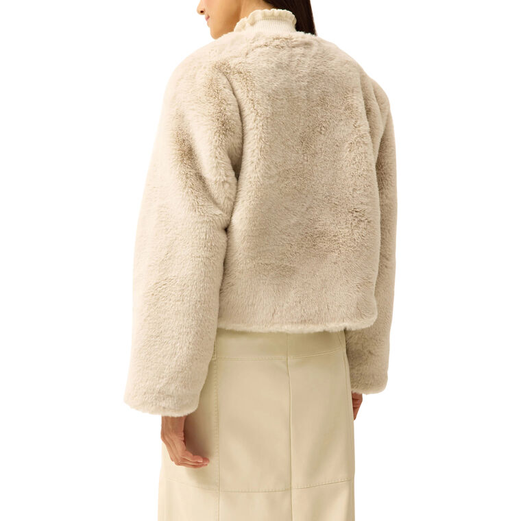 Colette Faux Fur Toggle Jacket image number null