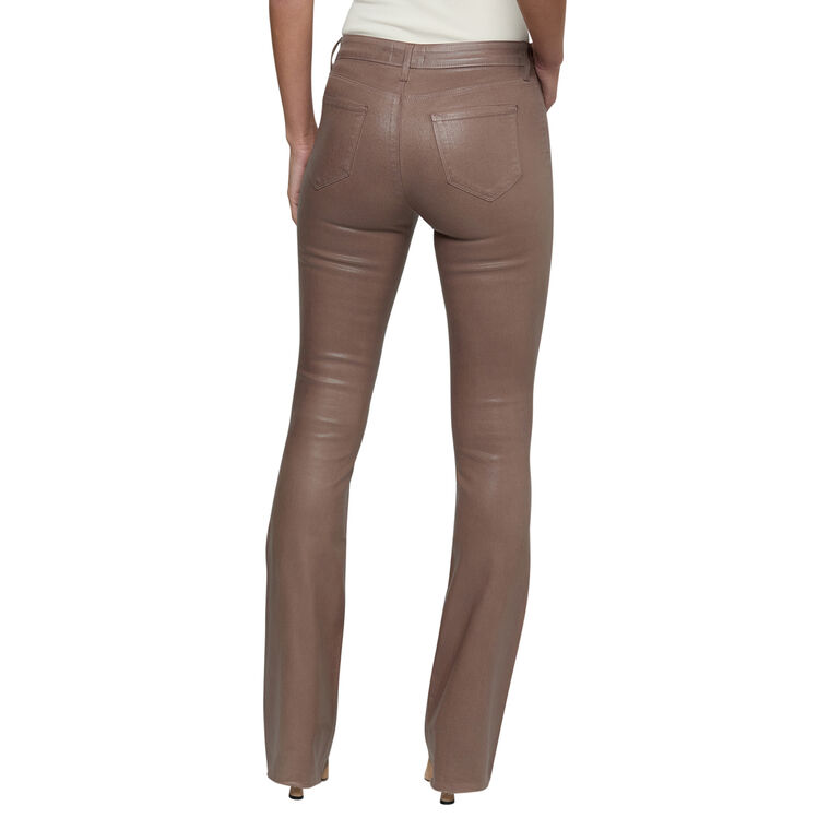 Ruth High Rise Straight Leg Coated Jean image number null