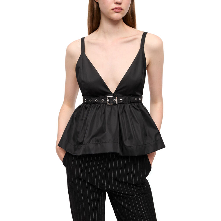 Duchesse Nylon Strap Top image number null