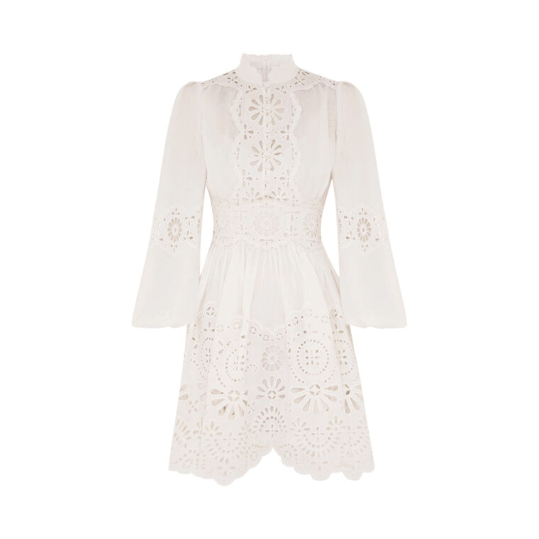Acacia Broderie Mini Dress image number null