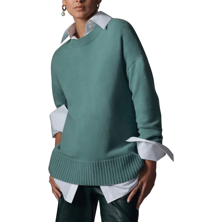 Cashmere Crewneck Sweater image number null