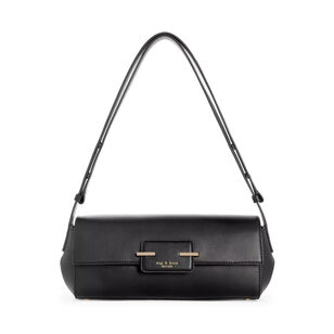 Realm East West Leather Flap Shoulder Bag