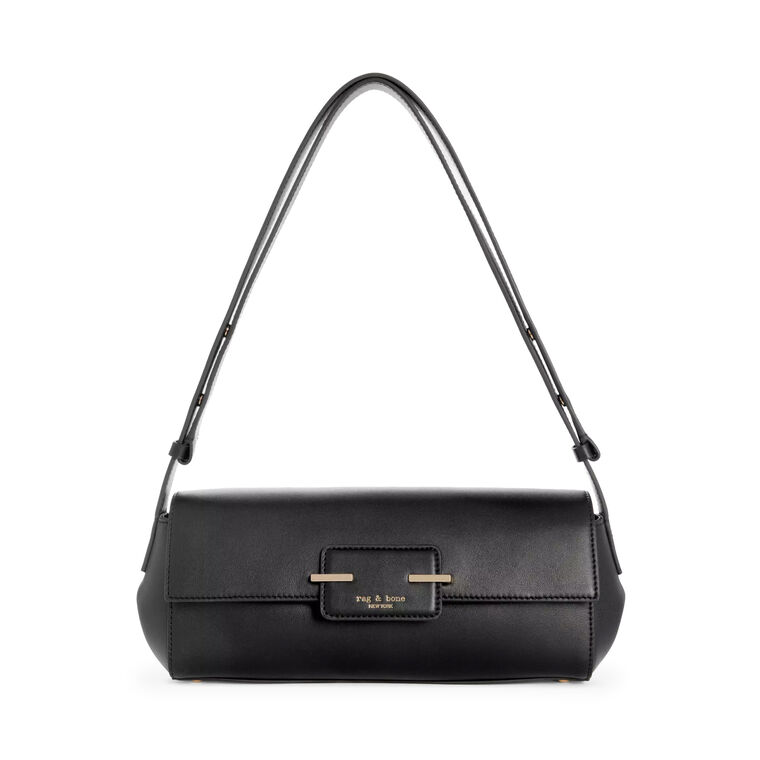 Realm East West Leather Flap Shoulder Bag image number null