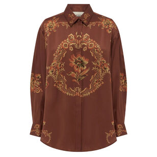 Seraphina Long Sleeve Silk Shirt