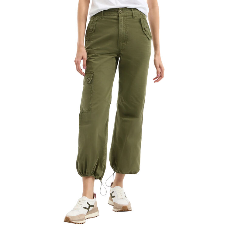 Mandy High-Waisted Cargo Pocket Parachute Pant image number null