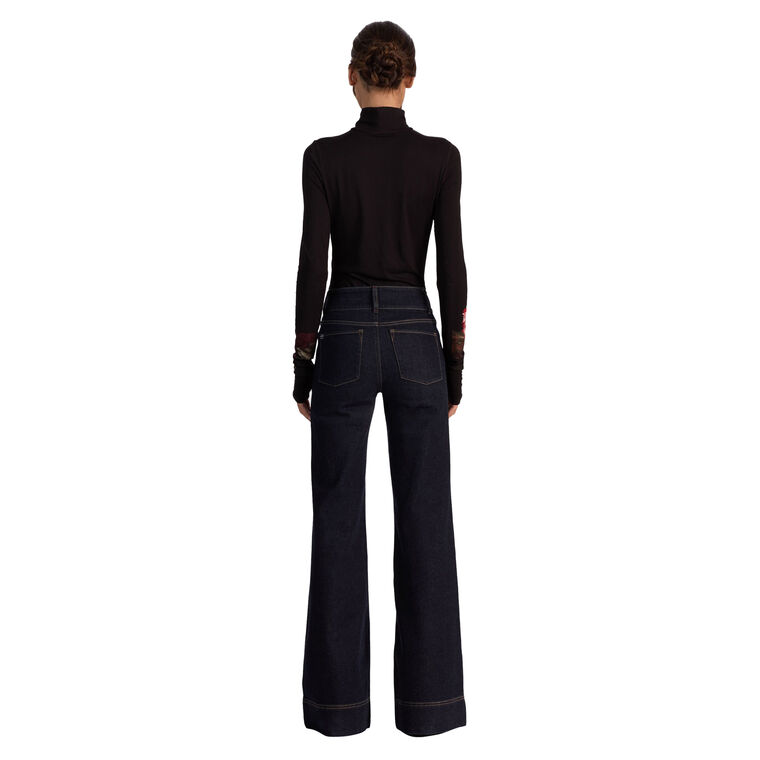 Delaina Long Sleeve Turtleneck Top image number null
