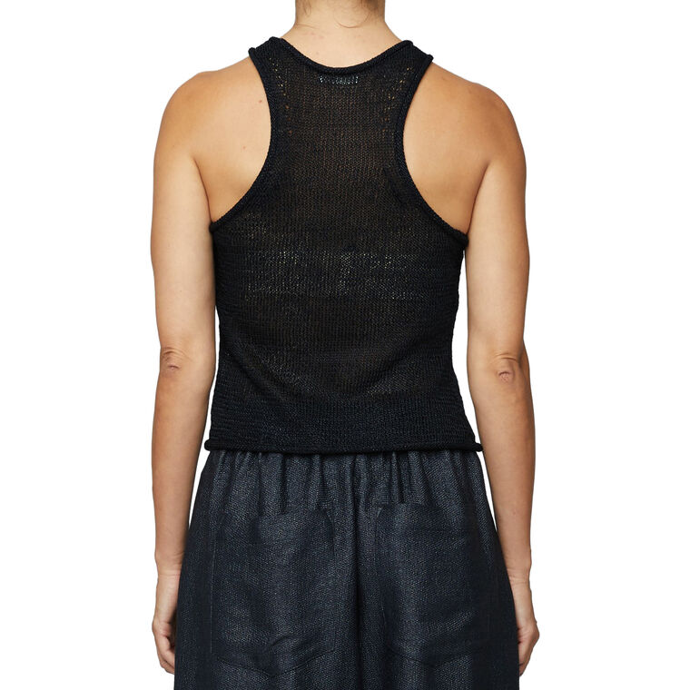 Nelly Open Knit Tank Top image number null