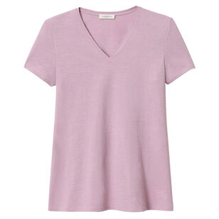 Cotton Jersey V-Neck T-Shirt