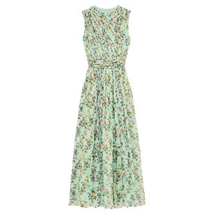 Celestina Sleeveless Silk Dress