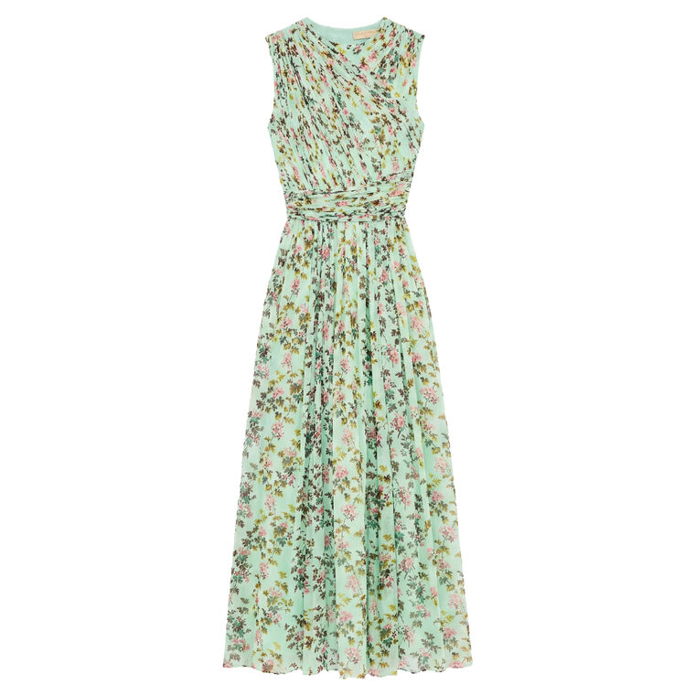 Celestina Sleeveless Silk Dress image number null