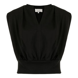 Sleeveless French Terry Top