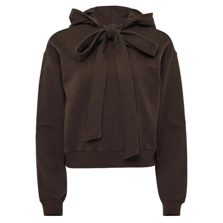 Tied Bow Hoodie image number null